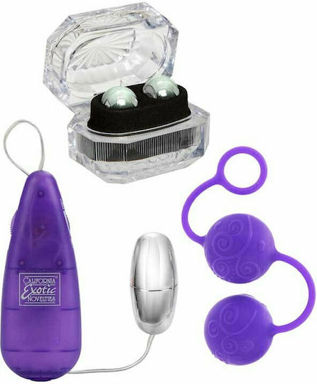 Calexotics Her Kegel Kit Κολπικές Μπάλες Μωβ