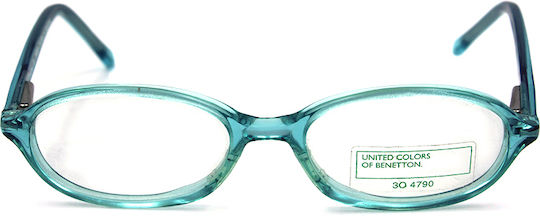 Benetton Ramă Ochelari Copii Acetat Turcoaz BEN363 6Z0
