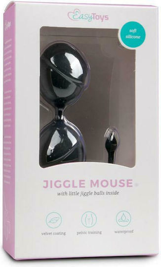 Easytoys Geisha Collection Double Vagina Balls Κολπικές Μπάλες Μαύρες