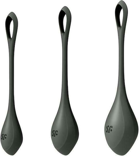 Satisfyer Yoni Power 2 Κολπικές Μπάλες 3τμχ Black
