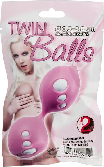 You2Toys Twin Balls Bile vaginale Roz