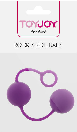 ToyJoy Rock & Roll Balls Vaginal Balls With Weight Purple