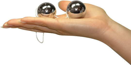 You2Toys Basic Loveballs Κολπικές Μπάλες Ασημί