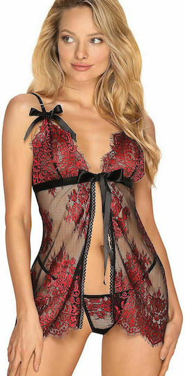 Obsessive Redessia Babydoll & Thong Multicolour