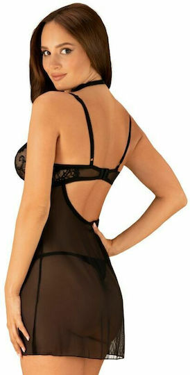 Obsessive Elizenes Σετ Sexy Babydoll Black