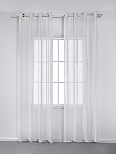 Beauty Home Mit Grommets Weiße Vorhänge 140x270cm