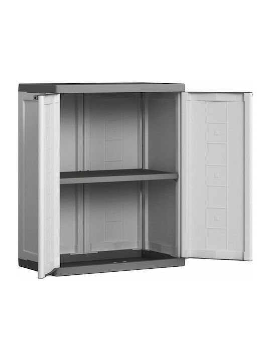 Двукрилен гардероб Jolly Low Пластмаса с 1 рафт 68x39x85бр