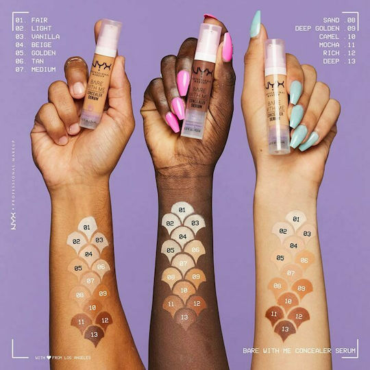 NYX Professional Makeup Bare With Me Liquid Concealer 03 Vanilla 9.6ml