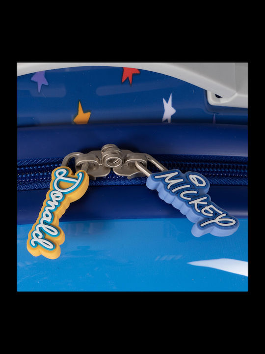 Samsonite DISNEY Παιδική Βαλίτσα Ταξιδίου Καμπίνας Σκληρή Μπλε με 4 Ρόδες Ύψους 46.5εκ.