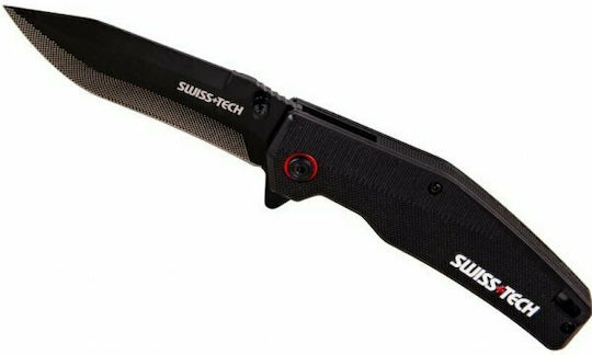 Swiss Tech G10 21040 Pocket Knife Black Titanium