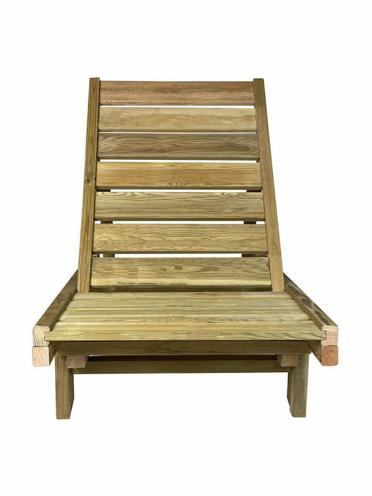Șezlong Lemn Maro 200x68x32cm