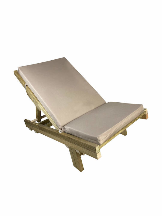Șezlong Lemn Maro 200x68x32cm