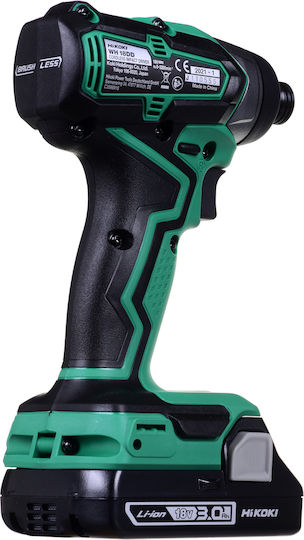 Hikoki WH18DDWQZ Παλμικό Κατσαβίδι Μπαταρίας Brushless 18V 2x3Ah