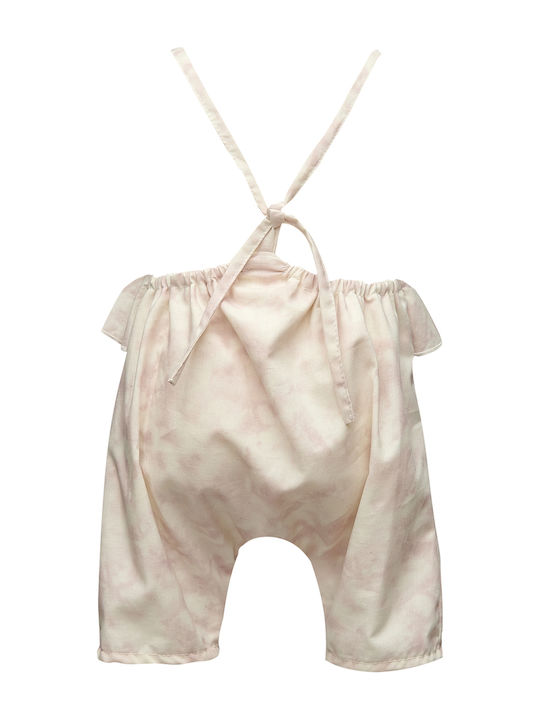 Two In A Castle Baby Bodysuit Set Short-Sleeved Pink