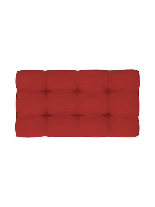 Ecksofa Außenbereich aus Paletten mit Kissen 110x65x55cm
