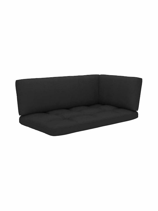 Corner Sofa Outdoor from Pallets with Pillows 110x65x55cm