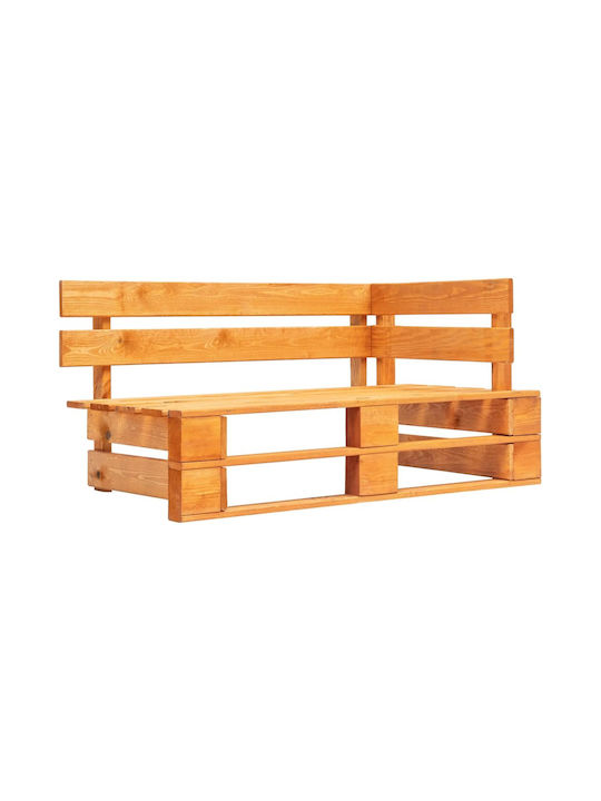 Corner Sofa Outdoor from Pallets with Pillows 110x65x55cm