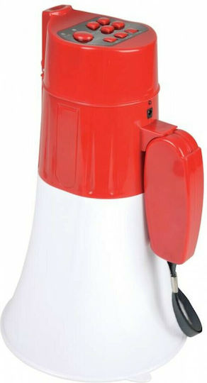 Adastra L15RBT Megaphon Leistung 15W USB MP3-Player in Rot Farbe 952.025UK