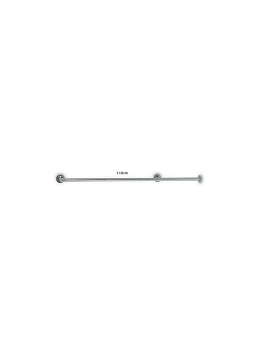 Karag BNH-9021 Inox Bathroom Grab Bar for Persons with Disabilities 140cm Silver