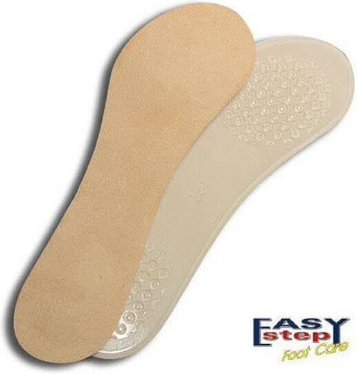 Easy Step Foot Care Topaz Extra Dünner Gel Anatomische Einlegesohlen aus Silikon 17252 2 Stück