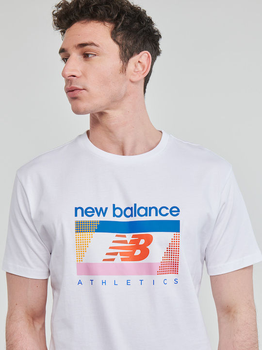 Athletics T-shirt Λευκό