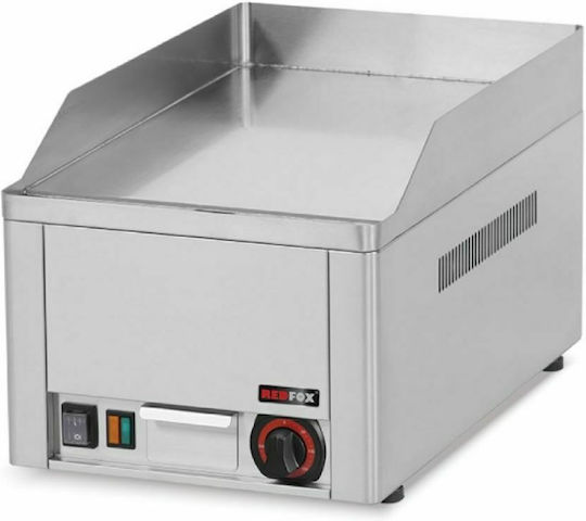 RM Gastro Redfox FTH30Ε Commercial Flat Top Electric Griddle with Flat Plate 3kW 33x54x22cm