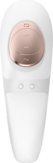 Satisfyer Pro 4 Couples Αναρροφητής Αιδοίου με Δόνηση White
