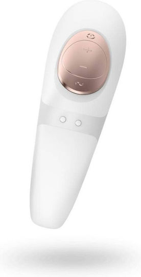 Satisfyer Pro 4 Couples Αναρροφητής Αιδοίου με Δόνηση White
