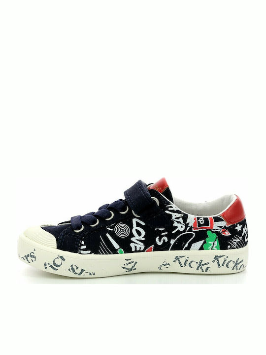 Kids Sneakers Anatomic with Scratch Navy Blue