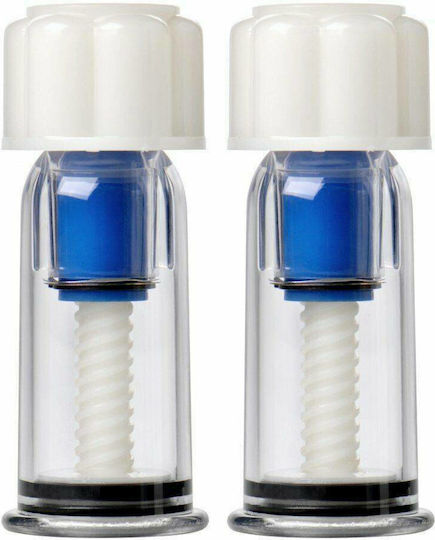 XR Size Matters Twist & Suck 2 Piece Suction Set Аспиратор Нипели Прозрачен 2бр