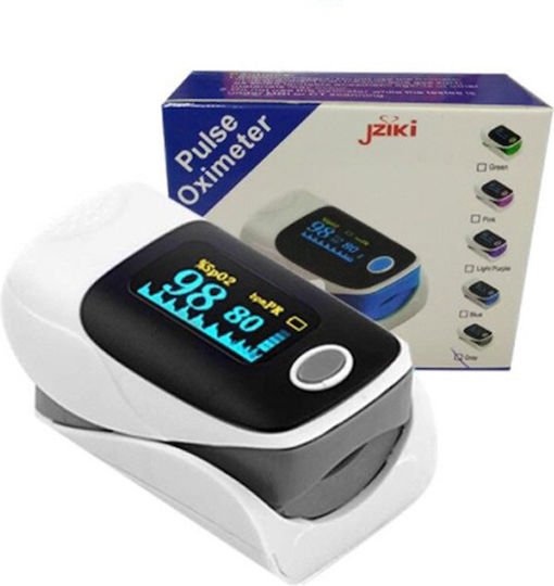 JZK-303 Oximetru de Puls Degetul cu afișaj OLED Gri