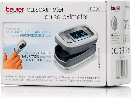 Beurer Oximetru de Puls Degetul Gri