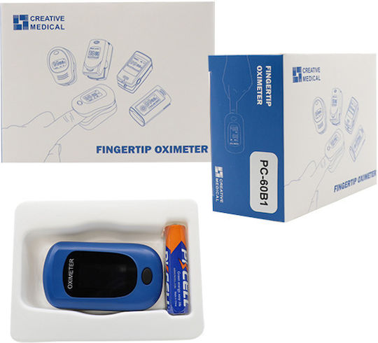 Creative Medical PC-60B1 Пулсов оксиметър Пръст Cobalt