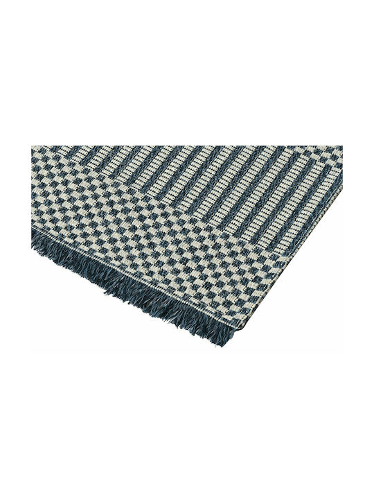 Beauty Home Cocotton Σετ Μοντέρνα Χαλιά Κρεβατοκάμαρας Βαμβακερά Cocotton Grey Blue 9229-21409-ΣΕΤ 2τμχ