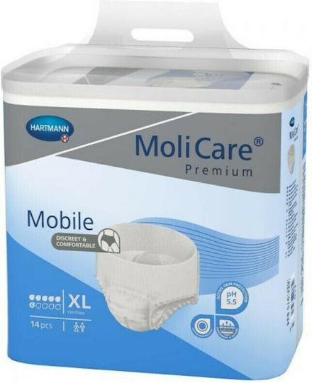Hartmann MoliCare Mobile Пелени за инконтиненция 6 капки XLarge 14бр