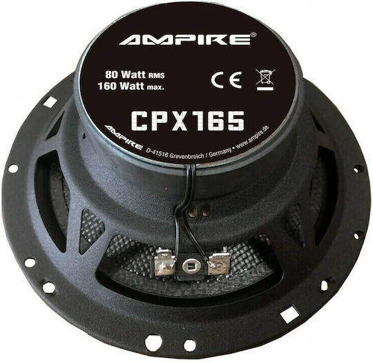 Ampire CPX165 Σετ Ηχεία Αυτοκινήτου 6.5" με 70W RMS (Woofer)