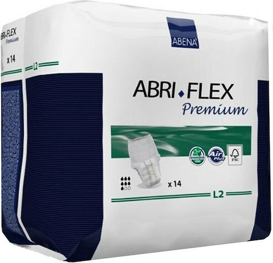 Abena Abri Flex Premium Πάνες Βρακάκι Ακράτειας 2 Large 14τμχ