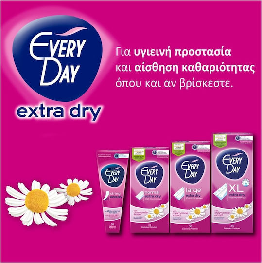 Every Day Extra Dry Large με Εκχύλισμα Χαμομηλιού Σερβιετάκια 34τμχ & 16τμχ