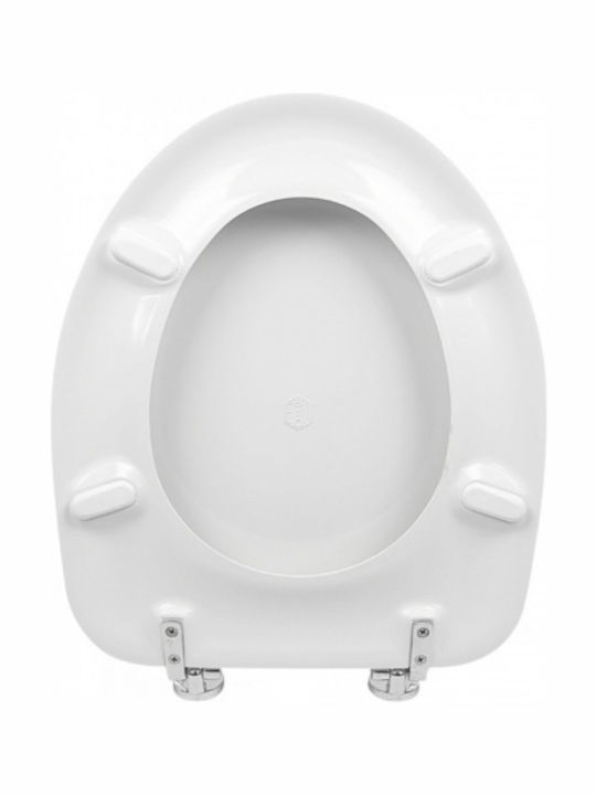 EVIOP Bakelite Toilet Seat White Bahama 2000 42.5cm