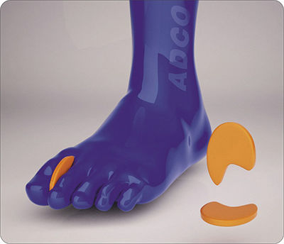 Adco Foot Pads Silicone for Calluses X-Small 2 Pieces