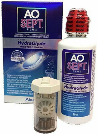 Alcon AoSept Plus HydraGlyde Υγρό Φακών Επαφής 90ml
