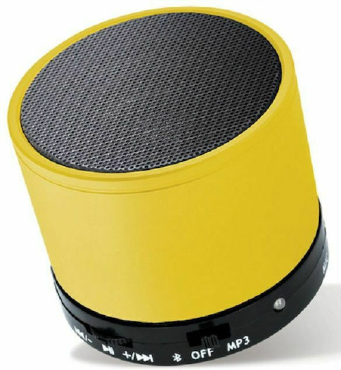Setty Junior Ηχείο Bluetooth 3W με Διάρκεια Μπαταρίας έως 4 ώρες Κίτρινο