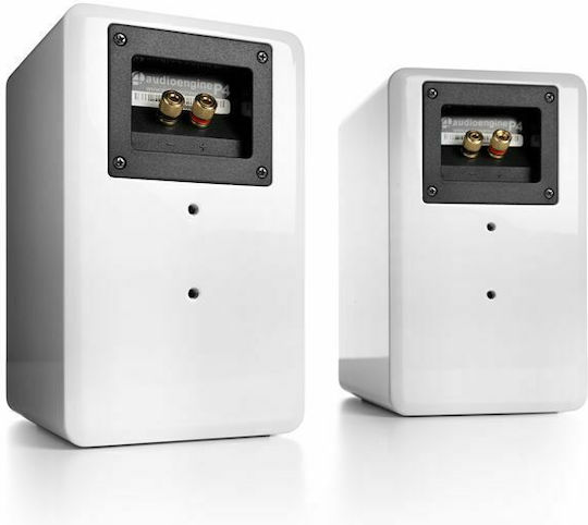 Audioengine P4 Двойка Hi-Fi Говорители Bookself 125W 2 Брой шофьори Ш14xД16.5xВ22.8см. Бял