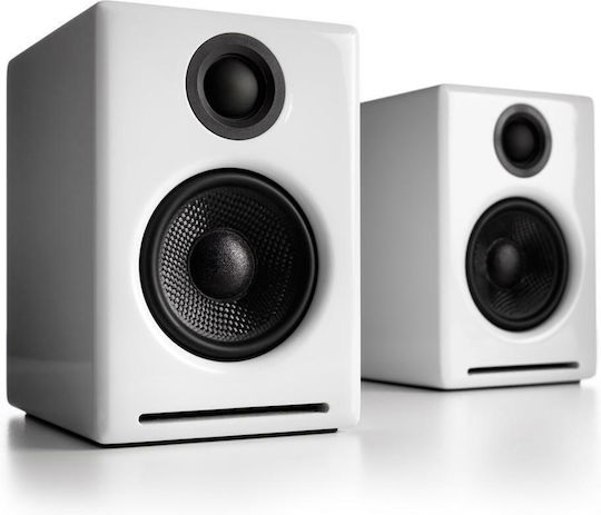 Audioengine P4 Двойка Hi-Fi Говорители Bookself 125W 2 Брой шофьори Ш14xД16.5xВ22.8см. Бял