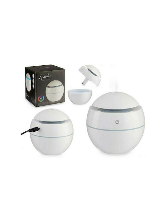 BigBuy Led Συσκευή Αρωματοθεραπείας Λευκή 130ml S3609315