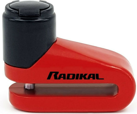 Radikal RK510R Motorrad-Bremsscheibenschloss Rot Farbe