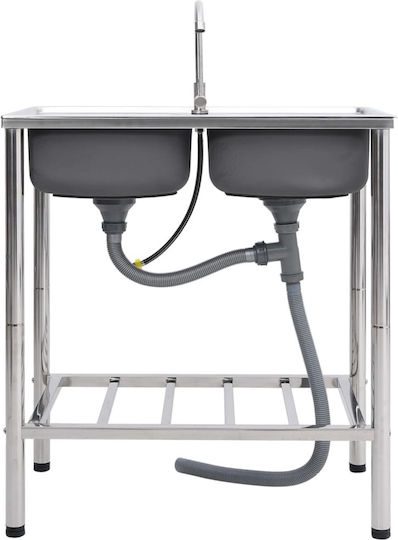 vidaXL Λάντζα Offen Doppelter 151212 43xH78cm