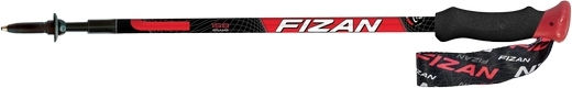 Fizan Compact Τηλεσκοπικά Μπατόν Ορειβασίας Αλουμινίου 2τμχ Κόκκινα
