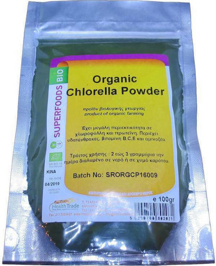 HealthTrade Organic Product Chlorella Powder 100gr