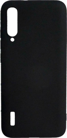 Soft Back Cover Silicone Black (Xiaomi Mi 9 Lite)